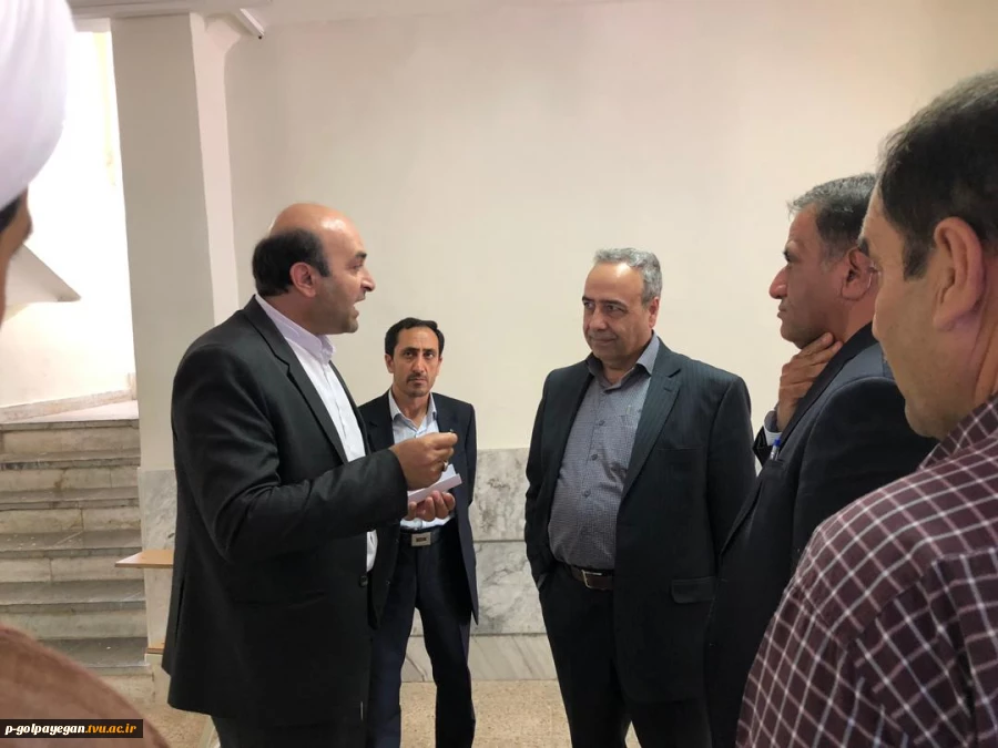 بازدید سرپرست دانشگاه فنی و حرفه ای استان اصفهان از آموزشکده فنی و حرفه ای گلپایگان (شهدا) 5