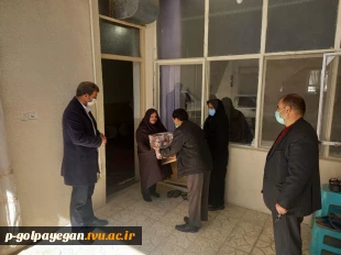 به همت اداره امور فرهنگی آموزشکده فنی و حرفه ای گلپایگان از سه خانواده شهدای دانشجوی دوران دفاع مقدس تجلیل شد. 7