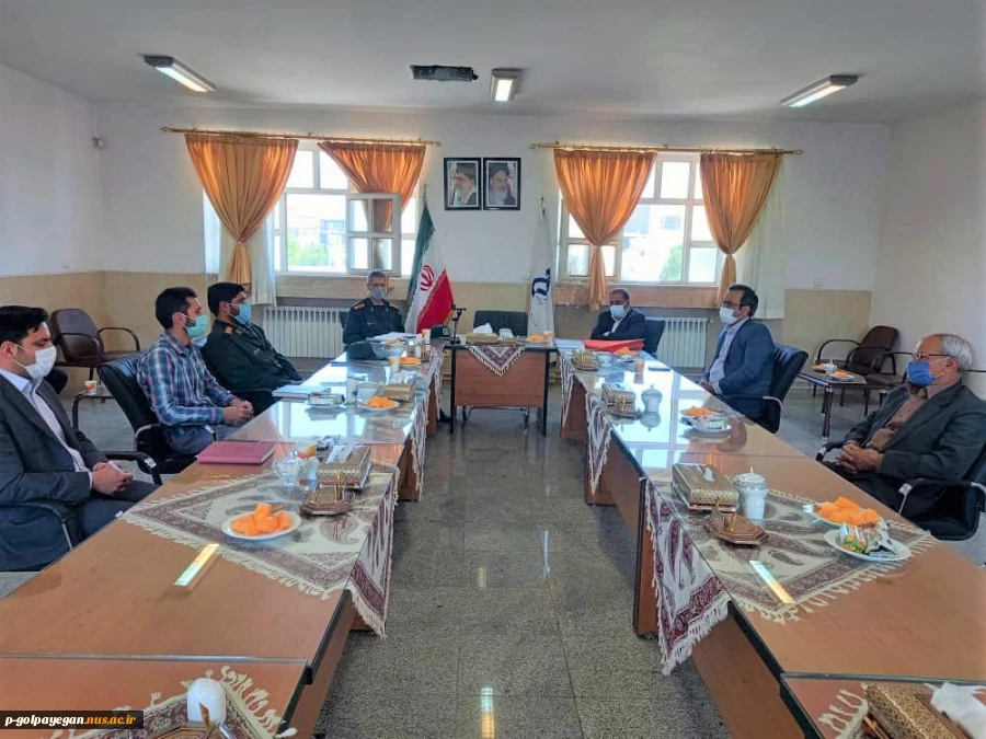 دانشکده فنی و حرفه ای پسران گلپایگان میزبان آئین تودیع و معارفه مسئول بسیج دانشجویی مراکز آموزش عالی شهرستان  8