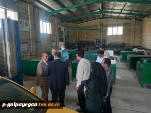 بازدید دکتر موسوی مدیر کل نظارت و ارزیابی دانشگاه فنی و حرفه ای از آموزشکده فنی و حرفه ای پسران گلپایگان(شهداء) 2