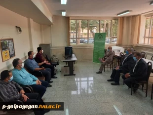 بازدید دکتر موسوی مدیر کل نظارت و ارزیابی دانشگاه فنی و حرفه ای از آموزشکده فنی و حرفه ای پسران گلپایگان(شهداء) 2