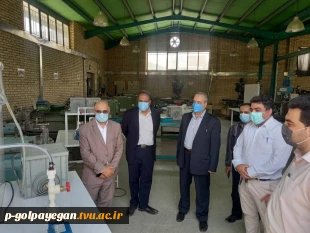بازدید دکتر موسوی مدیر کل نظارت و ارزیابی دانشگاه فنی و حرفه ای از آموزشکده فنی و حرفه ای پسران گلپایگان(شهداء) 2