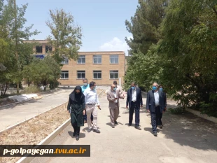 بازدید دکتر موسوی مدیر کل نظارت و ارزیابی دانشگاه فنی و حرفه ای از آموزشکده فنی و حرفه ای پسران گلپایگان(شهداء) 2