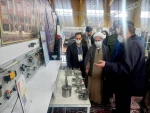 بازدید فرماندار و امام جمعه شهرستان گلپایگان از اولین نمایشگاه کارآفرینان برتر صنعت و دانشگاه 15