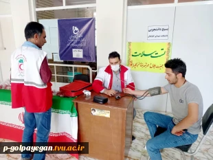 برپایی ایستگاه سلامت با همکاری کانون هلال احمر  5