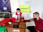 برپایی ایستگاه سلامت با همکاری کانون هلال احمر  7