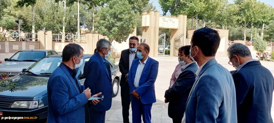 گزارش تصویری بازدید رئیس مرکز حراست وزارت علوم و مسئولین حراست استان از آموزشکده فنی و حرفه ای پسران گلپایگان 2