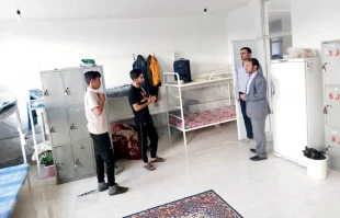 دیدار استاد مشاور آموزشکده فنی و حرفه ای پسران گلپایگان با دانشجویان خوابگاهی  3