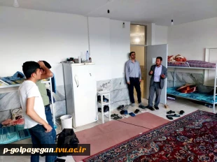 دیدار استاد مشاور آموزشکده فنی و حرفه ای پسران گلپایگان با دانشجویان خوابگاهی  8