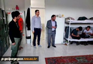 دیدار استاد مشاور آموزشکده فنی و حرفه ای پسران گلپایگان با دانشجویان خوابگاهی  9