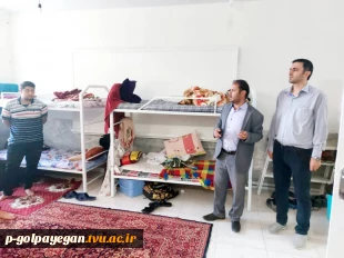 دیدار استاد مشاور آموزشکده فنی و حرفه ای پسران گلپایگان با دانشجویان خوابگاهی  11