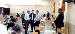 بازدید خادم زاده و خادمی پور از روند برگزاری امتحانات 


 8