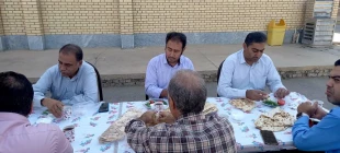 برگزاری مراسم صبحانه کاری ریاست دانشگاه با کارکنان در دهه امامت و ولایت 6