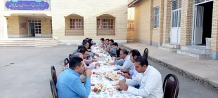 برگزاری مراسم صبحانه کاری ریاست دانشگاه با کارکنان در دهه امامت و ولایت 10