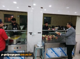 فضای صمیمی سرای دانشجویی آموزشکده فنی و حرفه ای پسران گلپایگان در شب یلدا 4