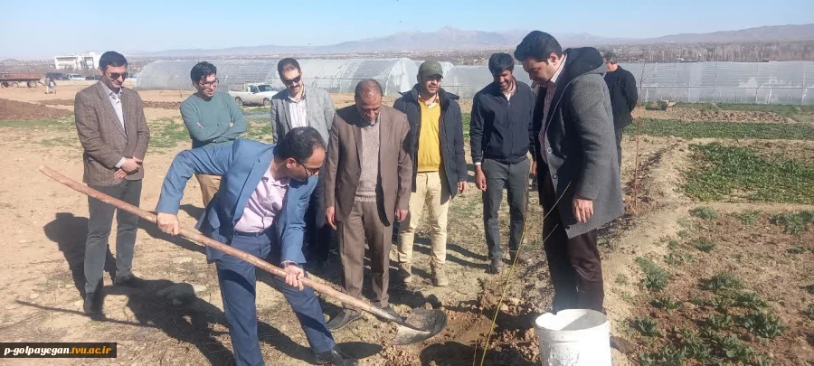 مراسم روز درختکاری در آموزشکده فنی و حرفه ای پسران گلپایگان برگزار شد. 4