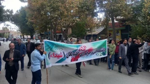 راهپیمایی یوم الله 13 آبان با حضور ریاست، اساتید، کارکنان و دانشجویان آموزشکده فنی و حرفه ای پسران گلپایگان برگزار شد. 11
