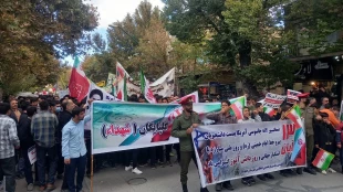 راهپیمایی یوم الله 13 آبان با حضور ریاست، اساتید، کارکنان و دانشجویان آموزشکده فنی و حرفه ای پسران گلپایگان برگزار شد. 13