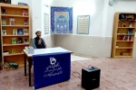 مراسم عزاداری شهدای خدمت، حضرت آیت الله سید ابراهیم رئیسی و همراهان ایشان در آموزشکده برگزار شد. 3