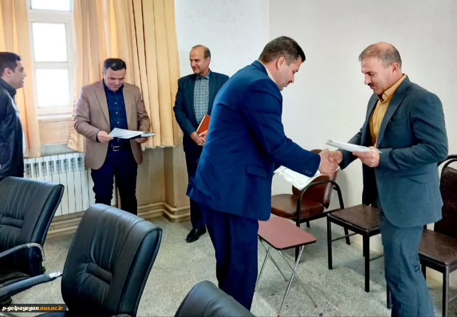 نشست رئیس آموزشکده ملی مهارت گلپایگان با رئیس آموزش و پرورش شهرستان گلپایگان 2