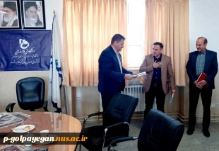 نشست رئیس آموزشکده ملی مهارت گلپایگان با رئیس آموزش و پرورش شهرستان گلپایگان 4