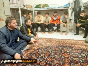 بازدید رئیس و مسئولان آموزشکده از خوابگاه دانشجویی در آستانه روز دانشجو 3