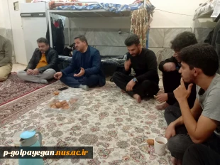بازدید رئیس و مسئولان آموزشکده از خوابگاه دانشجویی در آستانه روز دانشجو 5