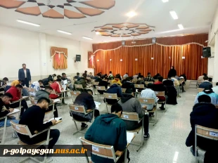 بازدید رئیس آموزشکده ملی مهارت گلپایگان از روند برگزاری آزمون های پایانترم دانشجویان 4