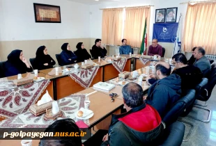 جلسه شورای اداری آموزشکده ملی مهارت گلپایگان با حضور سرپرست جدید برگزار شد 4