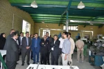 بازدید دکتر زمانی، رئیس دانشگاه ملی مهارت، هیئت همراه و دکتر معظمی، عضو هیئت امنای دانشگاه از آموزشکده پسران گلپایگان 2